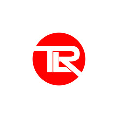 tlr letter original monogram logo design