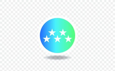 Stars icon sign and symbol. Stars icon for website design and mobile app development. Simple Element from collection for mobile concept and web apps icon.