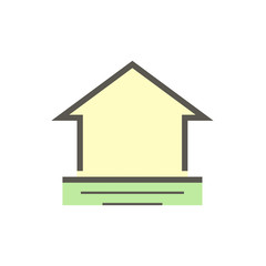 Flooding the house vector icon design.