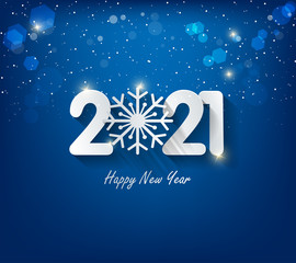 Fototapeta na wymiar Happy new year 2021
