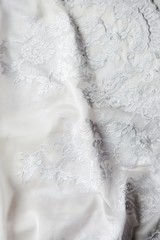 Obraz premium Beautiful hand made wedding dress 