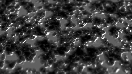Abstract background Dark luxury Smooth black wave Oil ink surface Liquid texture background