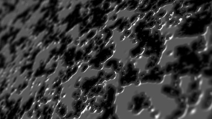 Abstract background Dark luxury Smooth black wave Oil ink surface Liquid texture background