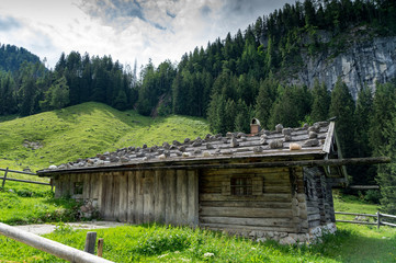 Mountain hut at the Berchtegadener Land.