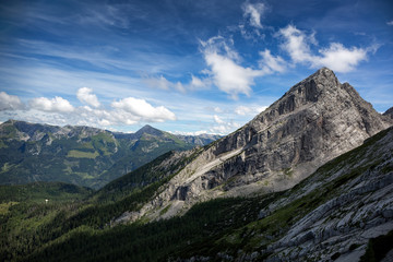 The Mountain Watzmann at the Berchtesgadener Land.