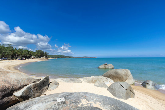 KheaKhea Beach The sea in Panare District Pattani, Thailand.