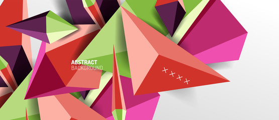 Trendy simple triangle abstract background, dynamic motion concept. Vector Illustration For Wallpaper, Banner, Background, Card, Book Illustration, landing page