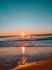 Fototapeta premium sunset on the beach