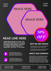 modern flyer design template