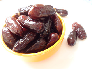dates on a plate