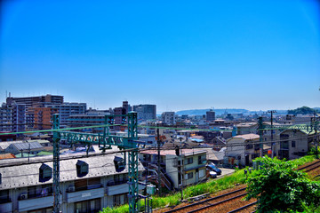 Obraz premium 【神奈川】横須賀の都市風景