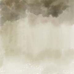抽象的な背景 嵐の天気 手書きのわびさびを感じるレトロな雰囲気 水墨画風