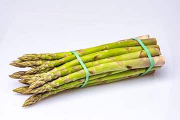 asparagus on white background