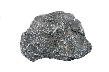 limestone rock isolated on white background.