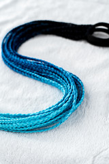 Afro braids with elastic hair band, ready-made sets, practical and stylish