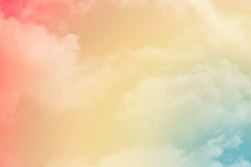 Obraz na płótnie Canvas cloud background with a pastel colour