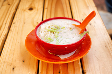 Bowl of Gula Melaka cendol