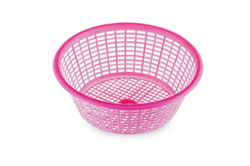 Basket plastic isolated