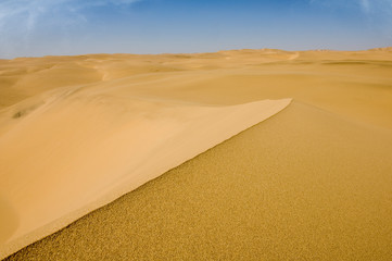 scenic landscape at namibian desert
