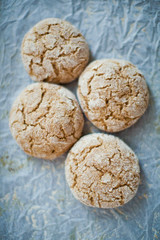 Four wholegrain baked loafs