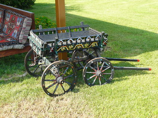 old carriage in the park