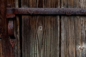 old wood door