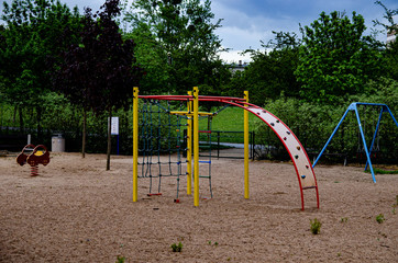 Fototapeta na wymiar empty playground