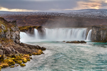 Godafoss waterfall in Iceland