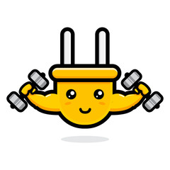 Fototapeta premium design vector electric jack strong