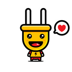 design vector electric mascot jack