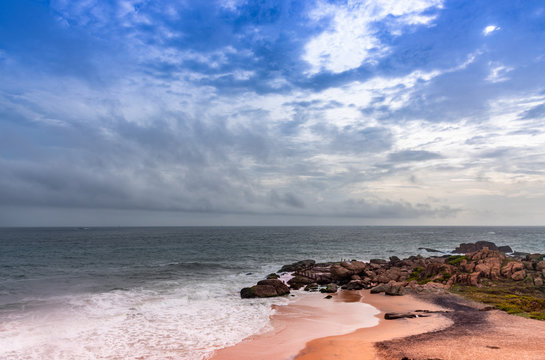Kanyakumari is a coastal town in the state of Tamil Nadu on India's southern tip and is popular for watching the sunrise and set.