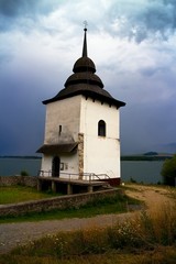 Tower of the Church of Our Lady - Liptovska Mara.