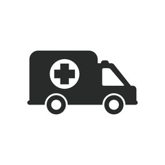 ambulance icon vector design illustration
