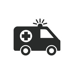 ambulance icon vector design illustration