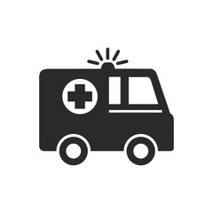 ambulance icon vector design illustration