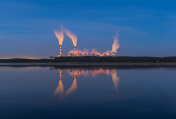 Coal-fired CHP plant in central Poland, Belchatow.