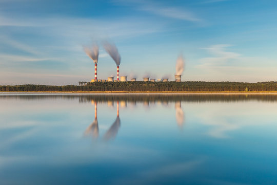 Coal-fired CHP plant in central Poland, Belchatow.