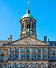 Amsterdam The Netherlands historical city center and canals