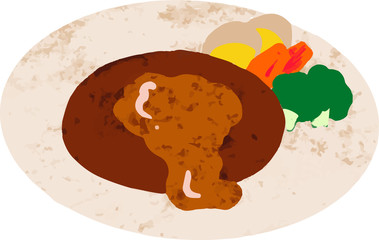 ハンバーグ クレヨン