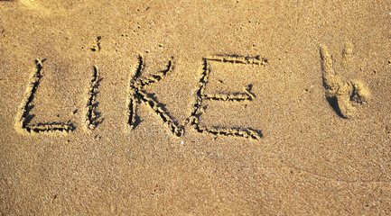 Like written on sand texture.