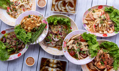 Thai Food Mixed Dishes 