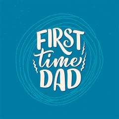 Fototapeta premium Funny hand drawn lettering quote for Family Look design. Cool phrase for t shirt print. Inspirational feminism slogan. Funny typography for kids fashion template. Vector