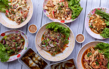 Thai Food Mixed Dishes 