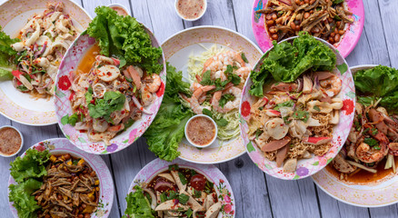 Thai Food Mixed Dishes 