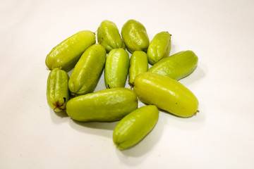 Averrhoa bilimbi (commonly known as bilimbi, cucumber tree, or tree sorrel, bilimbi is a small tropical tree native to Indonesia and Malaysia, reaching up to 15m in height