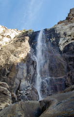 The waterfall in Yosemite National Park, California, USA