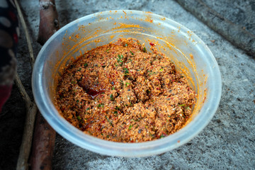 Preparation of organic tandoor bread and layered bread, one of the local flavors of Antioch(Antakya)