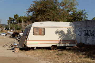 Old abandoned car