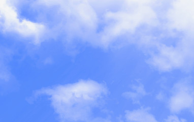 blue sky with beautiful natural white clouds