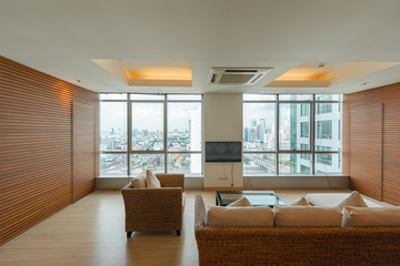 Interior, beautiful apartment, luxurious living room